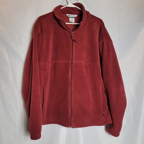 Columbia Other - Columbia Men's Fleece Jacket Steens Mountain Rust Red Size XL